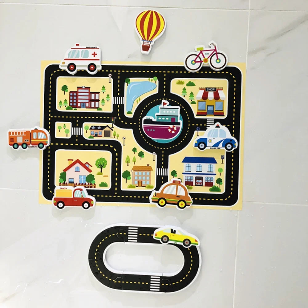 Traffic Sticker Puzzle